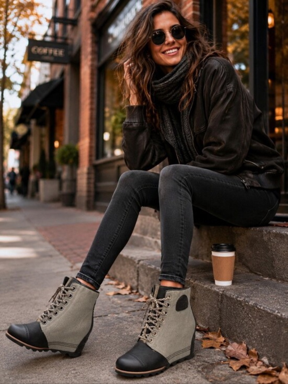 Sorel PDX Wedge Ankle Boots- Like New